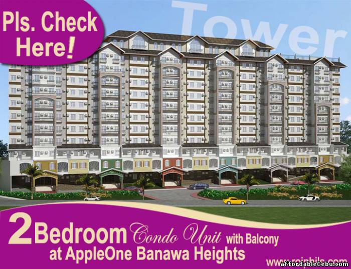 1st picture of Affordable 2BR Condo w/ Balcony (52.2 sq.m.), TOWER at AppleOne Banawa Heights For Sale in Cebu, Philippines