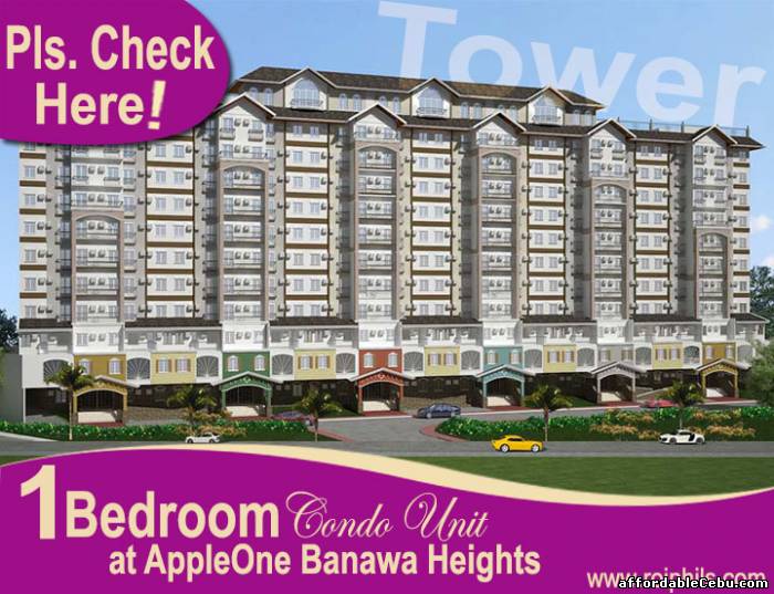 1st picture of Affordable 1BR Condo Unit (30sq.m.), TOWER at AppleOne Banawa Heights For Sale in Cebu, Philippines