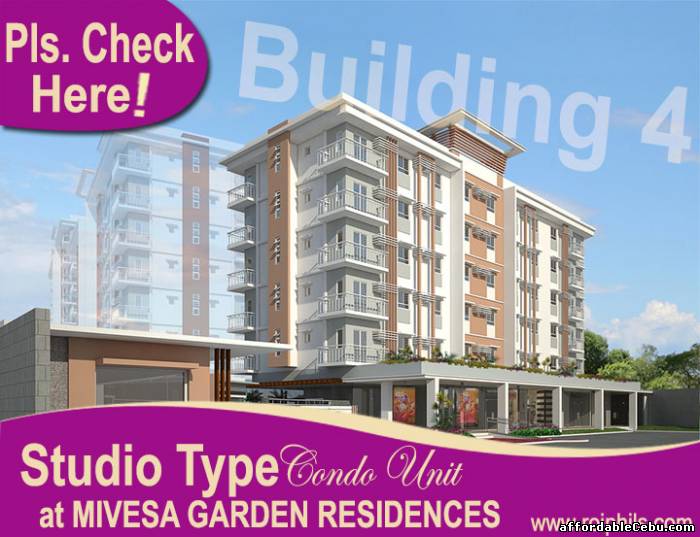 1st picture of Affordable Studio Type Condo Unit at MIVESA Garden Residences For Sale in Cebu, Philippines