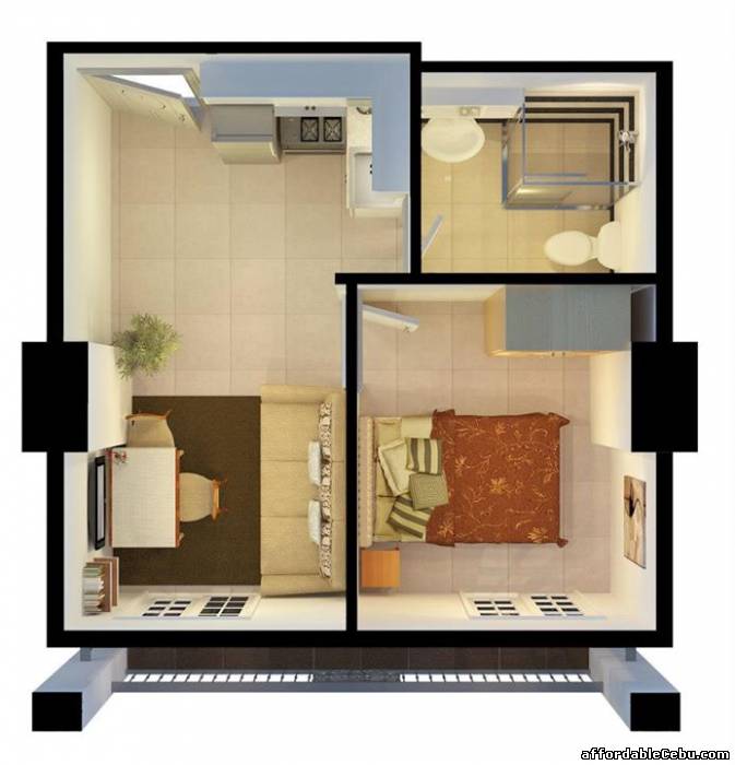 4th picture of Affordable 1BR Condo Unit (30 sq.m.), VILLA at AppleOne Banawa Heights For Sale in Cebu, Philippines