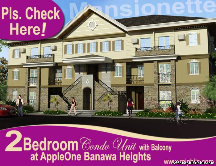 1st picture of Affordable 2BR Condo w/ Balcony, MANSIONETTE at AppleOne Banawa Heights For Sale in Cebu, Philippines