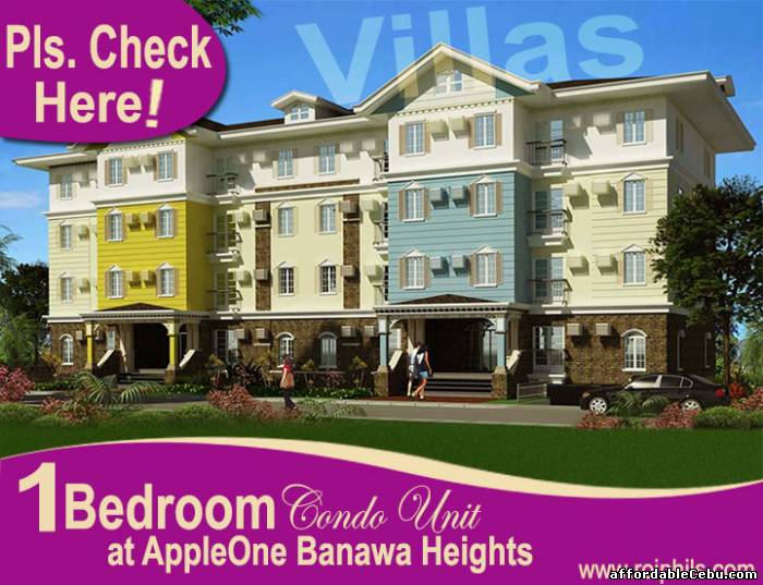 1st picture of Affordable 1BR Condo Unit (30 sq.m.), VILLA at AppleOne Banawa Heights For Sale in Cebu, Philippines