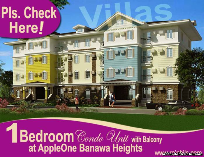 1st picture of For Sale 1BR Condo w/ Balcony (30.5 sq.m.), VILLA at AppleOne Banawa Heights For Sale in Cebu, Philippines