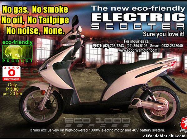 1st picture of ebike/eco1200w,electric scooters e bike For Sale in Cebu, Philippines