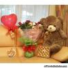 Gift Set 5- Flowers, Bear, Balloon, and Chocolates
