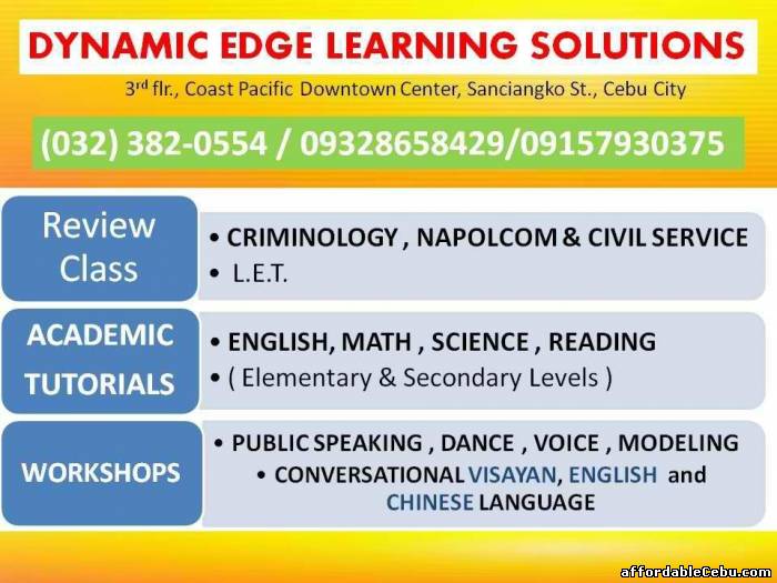 3rd picture of BEST CRIMINOLOGY REVIEW CLASS PROGRAM IN CEBU Offer in Cebu, Philippines