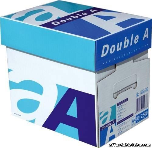 1st picture of Double A A4 Copy Paper 80gsm/75gsm/70gsm For Sale in Cebu, Philippines