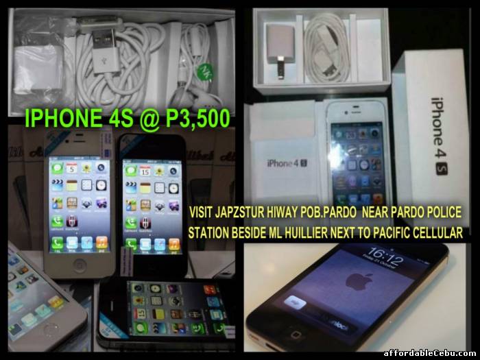 1st picture of FOR SALE: BRANDNEW IPHONE 4S (CLASS A)@php3500.00 For Sale in Cebu, Philippines