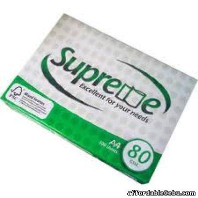 1st picture of Supreme Excellent A4 Copy Paper 80gsm/75gsm/70gsm For Sale in Cebu, Philippines