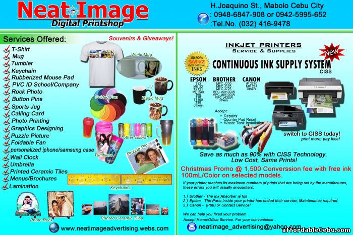 1st picture of Printer Repair and CISS Offer in Cebu, Philippines