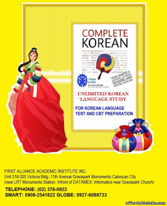 1st picture of LEARN KOREAN LANGUAGE! Looking For in Cebu, Philippines
