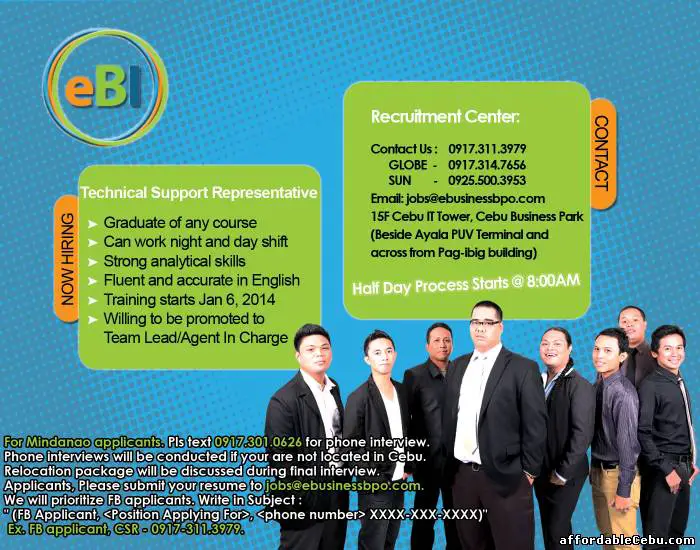1st picture of Technical Support Representative - Urgent Hiring Looking For in Cebu, Philippines