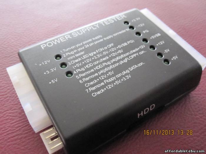 2nd picture of PC Power Supply Analog Tester 20/24 Pin PSU ATX SATA HDD Tester For Sale in Cebu, Philippines