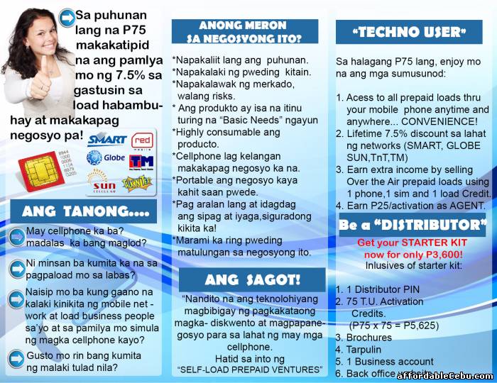 1st picture of SELFLOED PREPAID VENTURES Announcement in Cebu, Philippines