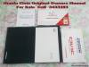 Honda Civic Original Owners Manual