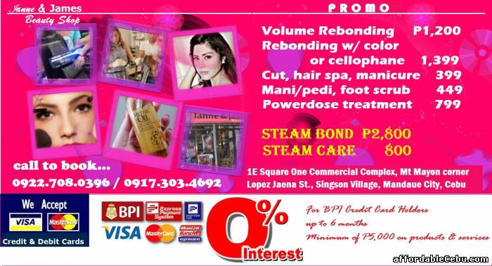1st picture of Best Volume Rebonding in Cebu Offer in Cebu, Philippines