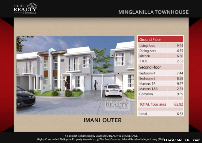 1st picture of 6,721php per month house and lot in Minglanilla, Cebu For Sale in Cebu, Philippines