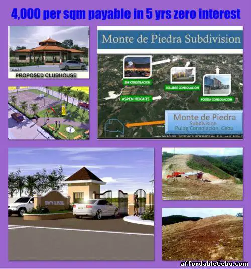 1st picture of HI END SUBD LOT FOR AS LOW AS 4000/sqm. STRAIGHT MONTHLY 5 YRS For Sale in Cebu, Philippines