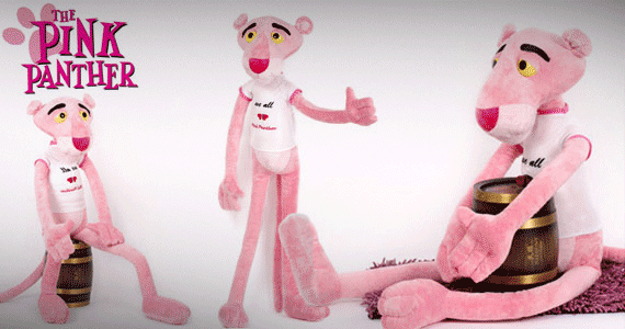 4th picture of Pink Panther Stuffed Toy For Sale or Swap in Cebu, Philippines