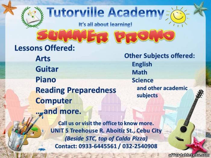 2nd picture of Summer Tutorial Promo! Offer in Cebu, Philippines