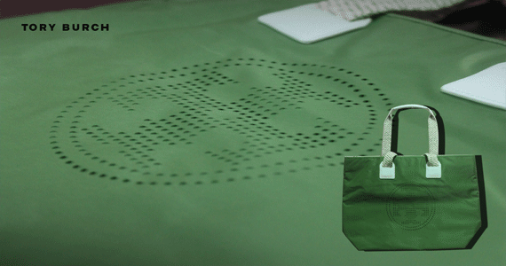 4th picture of Tory Burch Perforated Logo Nylon Tote Bag For Sale in Cebu, Philippines