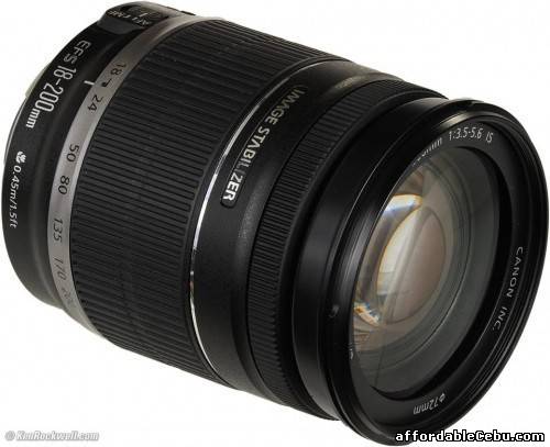1st picture of Canon EF-S 18-200mm lens for 16,000 pesos ONLY For Sale in Cebu, Philippines