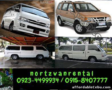 1st picture of car and van rental in cebu For Rent in Cebu, Philippines