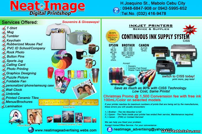 1st picture of Printer Repair in cebu EPSON BROTHER CANON brands Offer in Cebu, Philippines