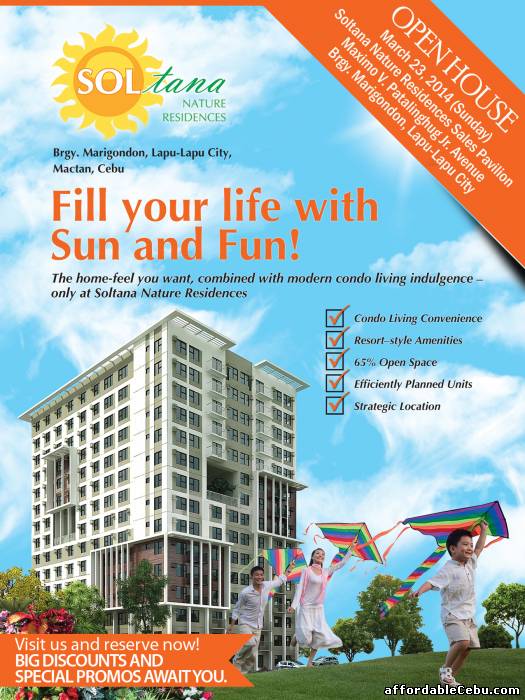 1st picture of Soltana Nature Residences - Open House this Sunday Looking For in Cebu, Philippines
