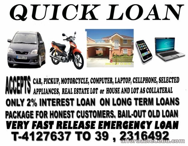 1st picture of Quick Loan, Fast Release! Offer in Cebu, Philippines