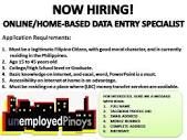 1st picture of Home Based Encoding Job Philippines Looking For in Cebu, Philippines