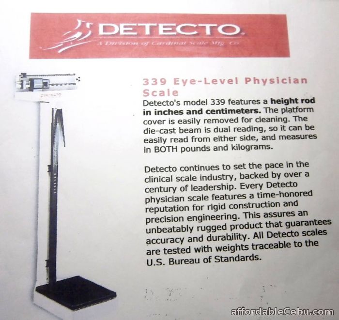 2nd picture of Detecto Weighing Scale For Sale in Cebu, Philippines