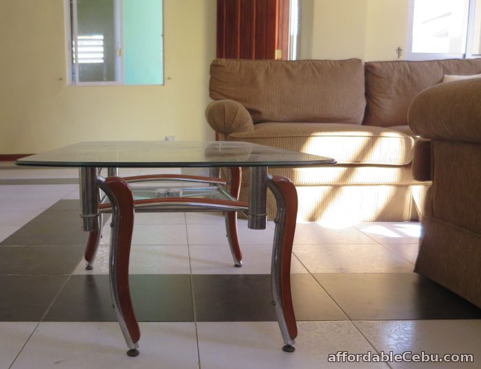 3rd picture of Corduroy Sofa set with center and corner table For Sale in Cebu, Philippines