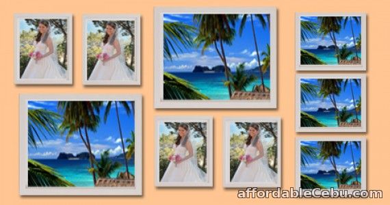 1st picture of 9-piece Collage Wooden Photo Frame For Sale in Cebu, Philippines