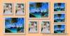 9-piece Collage Wooden Photo Frame