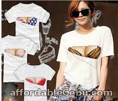 1st picture of 3D Bra Design Shirt For Sale in Cebu, Philippines