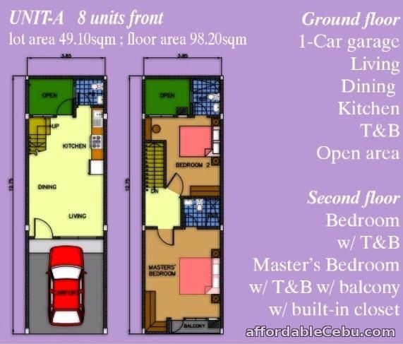2nd picture of Townhouse in Mandaue City beside J Center Mall For Sale in Cebu, Philippines
