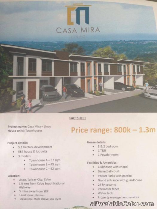 1st picture of Very affordable house and lot in talisay For Sale in Cebu, Philippines