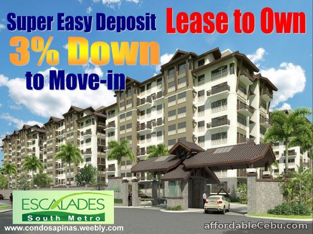 1st picture of Rent to Own Condo in Sucat Muntinlupa, Escalades South Metro, Ready to Occupy For Sale in Cebu, Philippines