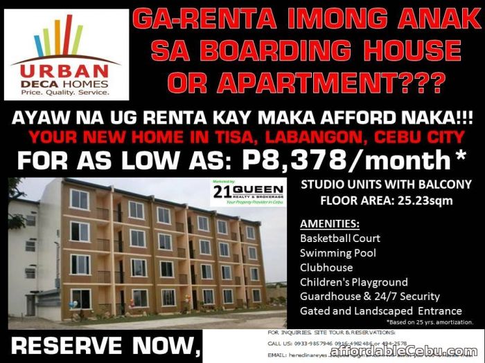 1st picture of Affordable Condo in Tisa Labangon Cebu 855K only For Sale in Cebu, Philippines