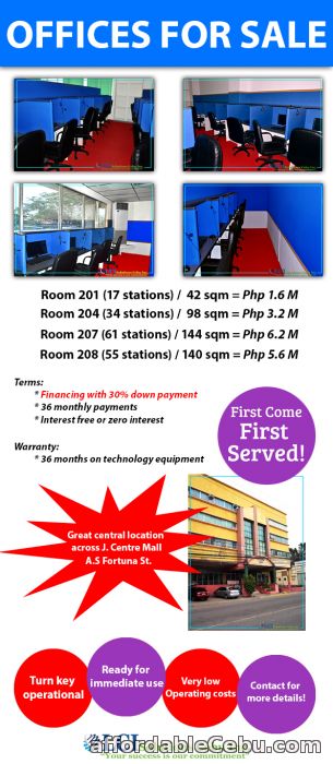 1st picture of Call Center Space for Sale For Sale in Cebu, Philippines
