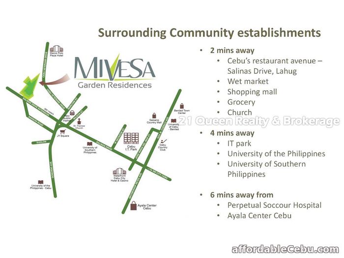 5th picture of Very Accessible Mivesa Garden Residences Lahug, Cebu City For Sale in Cebu, Philippines