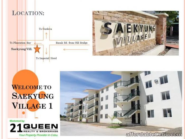 1st picture of Saekyung Village A Residential Condominium Marigondon Lapulapu City For Sale in Cebu, Philippines