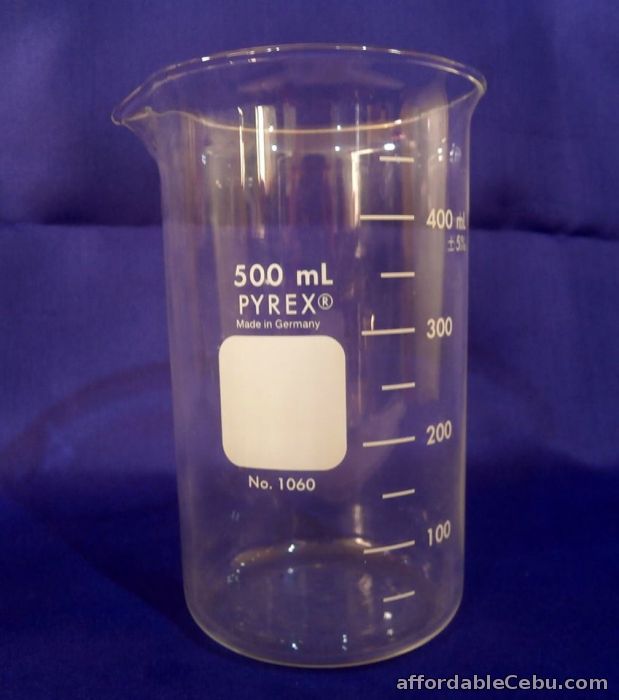 1st picture of Glass Beaker 500ml Pyrex For Sale in Cebu, Philippines