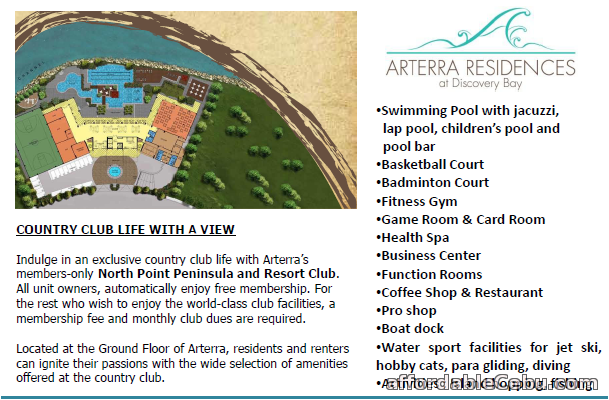 4th picture of Arterra Residences at Discovery Bay, Lapu-lapu City, Mactan, Cebu For Sale in Cebu, Philippines