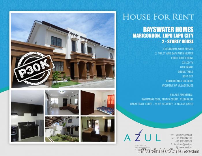 1st picture of 3 BEDROOMS WITH AIRCON For Rent in Cebu, Philippines
