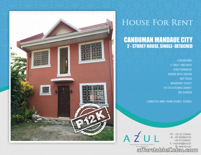 1st picture of 3 BEDROOMS WITH AIRCON For Rent in Cebu, Philippines