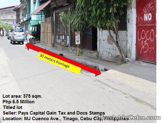 1st picture of Commercial Residential Lot for sale at MJ Cuenco Ave., Tinago, Cebu City For Sale in Cebu, Philippines