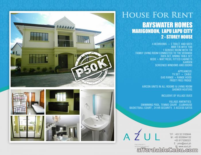1st picture of 5 BR, 2 STOREY, SINGLE-DETACHED HOUSE For Rent in Cebu, Philippines