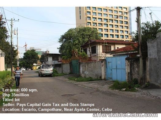 1st picture of Lot for sale at Escario Near Ayala, Cebu City For Sale in Cebu, Philippines